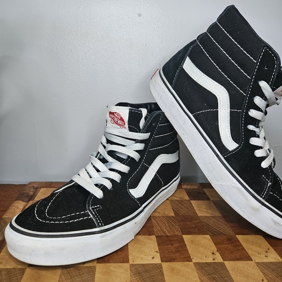 Vans Hightower Black and white suede Size 6.5 men's 8 women's - Picture 6 of 14